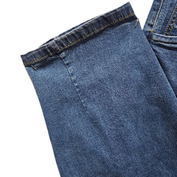 80s RETRO PLEATED BALLOON BARREL LIGHT WASH HIGH WAIST JEANS 2X EDGY DENIM - Picture 3 of 8